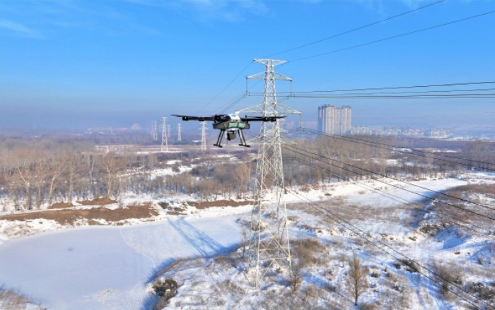 高寒地區(qū)首次應(yīng)用氫動力無人機巡檢輸電線路